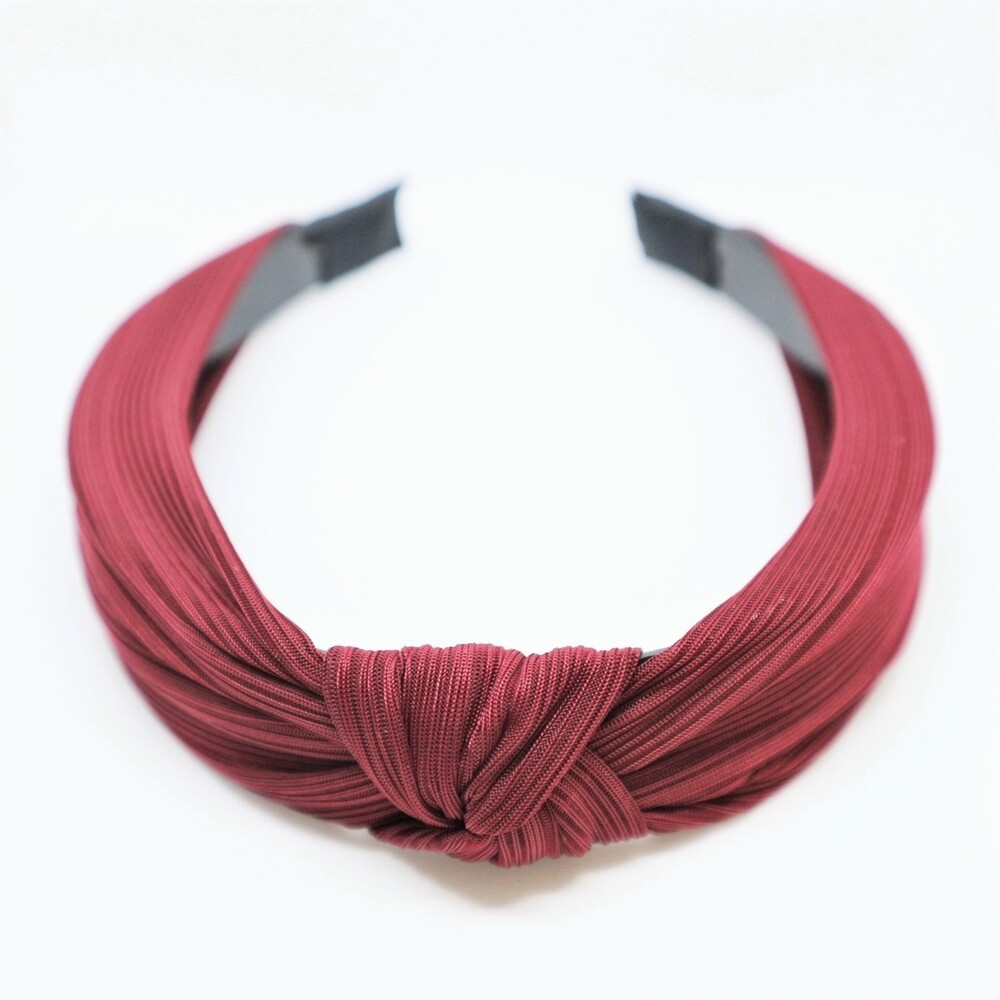 Maroon Knotted Headband